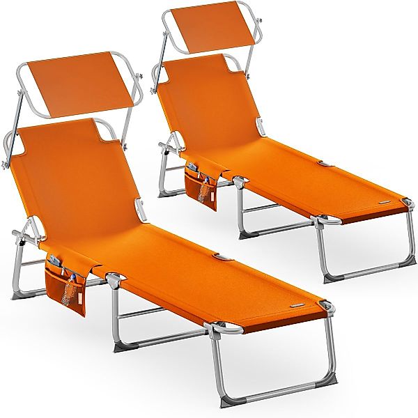 Casaria Gartenliege Ibiza, 2 St., Alu günstig online kaufen