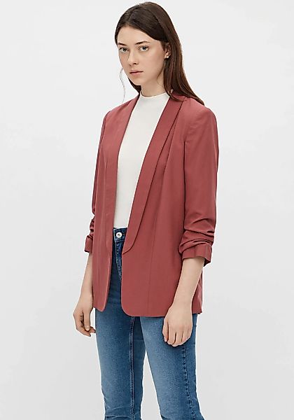 pieces Blusenblazer "PCBOSELLA 3/4 BLAZER NOOS" mit Faltendetail am Ärmel günstig online kaufen