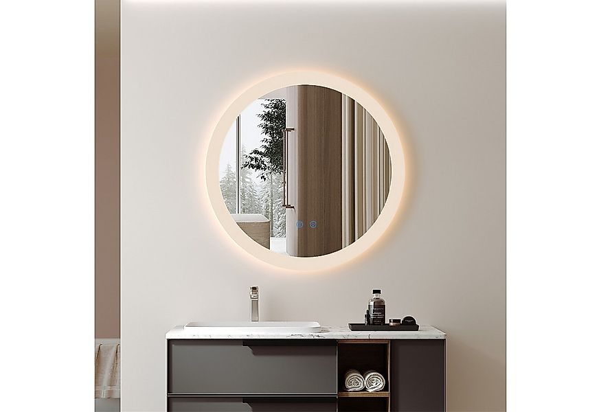 IMPTS Badspiegel Badezimmer Wand spiegel mit Beleuchtung Antibeschlag-Funkt günstig online kaufen