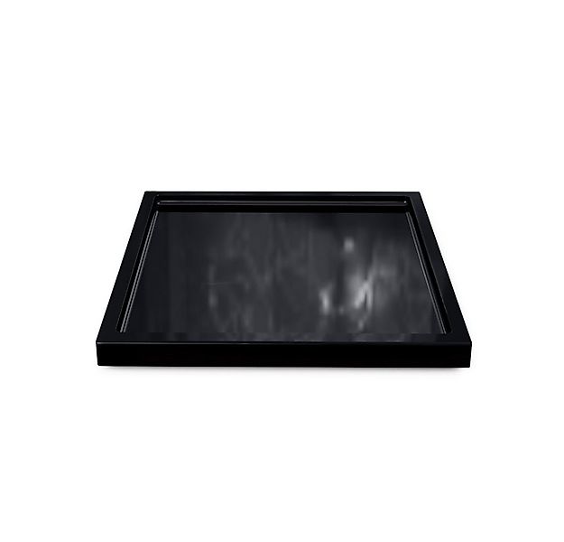 Vladon Dekoschale Maya (moderne Dekorationsschale, eckig), Schwarz Hochglan günstig online kaufen