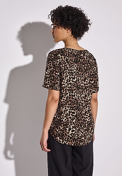 STREET ONE Hemdbluse, mit geschlitztem Rundhalsausschnitt günstig online kaufen