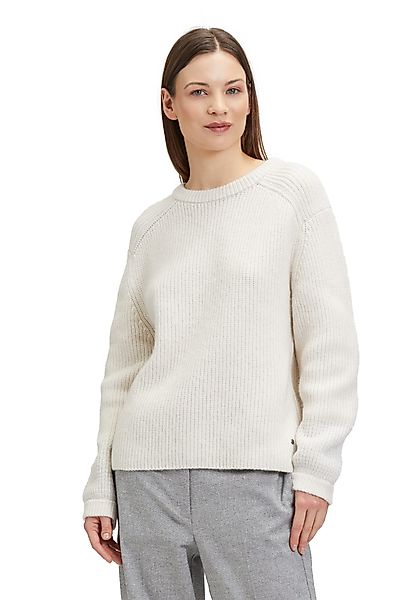 Betty&Co Strickpullover Damen Strickpullover mit Schmuckkanten günstig online kaufen