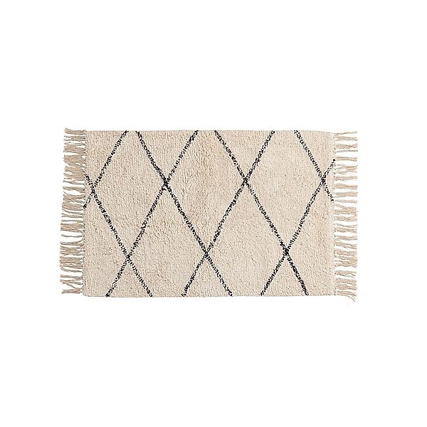 ebuy24 Teppich Thelma Badematte 80x50cm Weiß., günstig online kaufen