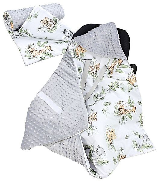 Einschlagdecke 2er SET Baby Einschlagdecke 85x85 für Autositz Babyschale De günstig online kaufen