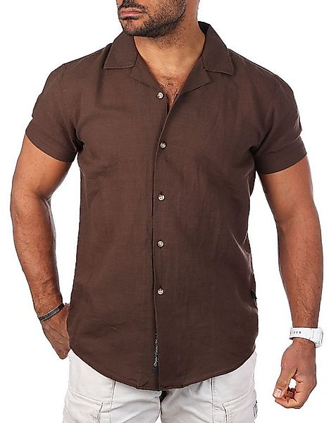 CARISMA Kurzarmhemd Herren Leinen Baumwoll Mix Casual Hemd 9212 Regular Kur günstig online kaufen