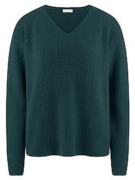 V-Pullover Peter Hahn türkis günstig online kaufen