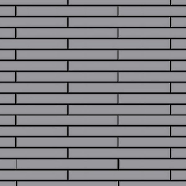 ALLOY Mosaik Fliese Massiv Metall Edelstahl Matt Grau 1,6mm Stark Avenue-s- günstig online kaufen