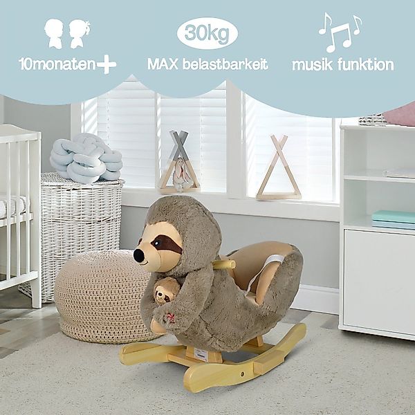 Infantastic Schaukeltier Schaukelspielzeug Babyschaukel Plüsch, mit günstig online kaufen