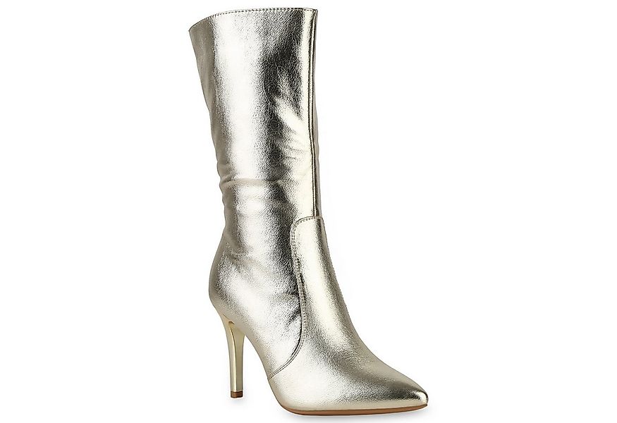 VAN HILL 840748 Stiefel Damen Klassische Stiefel Spitze Stiletto Basic günstig online kaufen