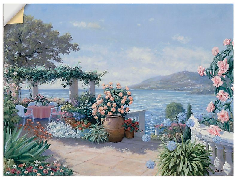 Artland Wandfolie "Großartige Sicht", Garten, (1 St.), selbstklebend günstig online kaufen