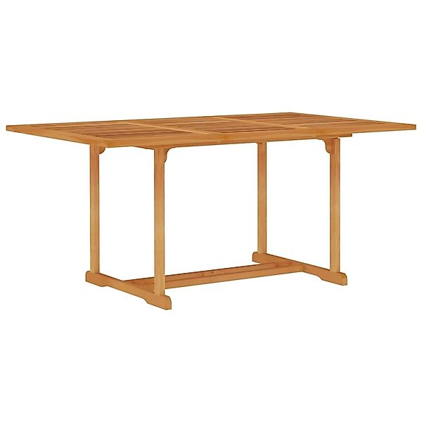vidaXL Gartentisch 150x90x75 cm Teak Massivholz 315103 günstig online kaufen