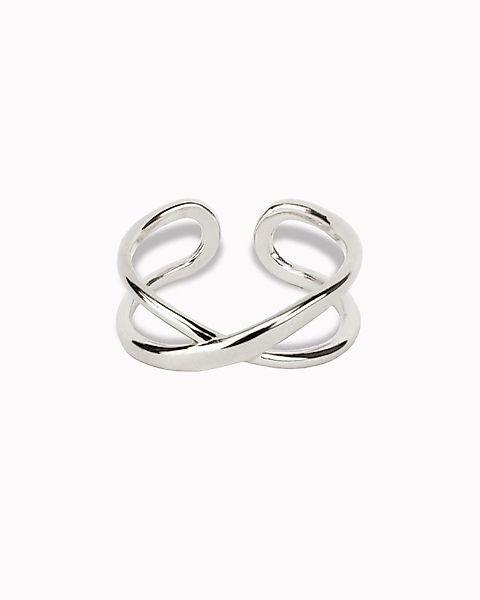 lille mus Silberring Ring 'Doppel' 925 günstig online kaufen