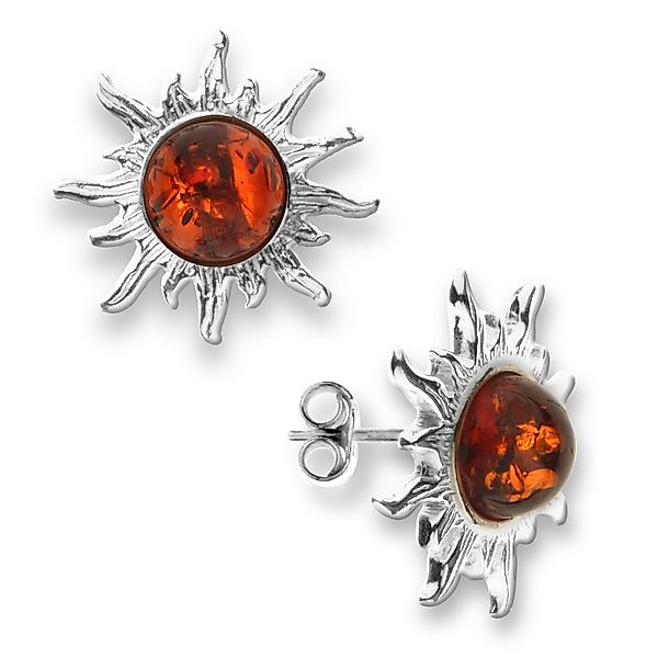 OSTSEE-SCHMUCK Paar Ohrstecker Ostsee-Schmuck Ohrstecker Sonne günstig online kaufen