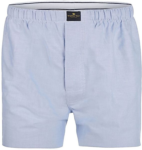 Steppin' Out Boxer Blue Oxford - Größe M günstig online kaufen