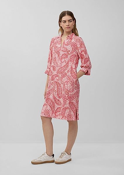 s.Oliver Minikleid Kleid Strukturiertes Hemdblusenkleid mit günstig online kaufen