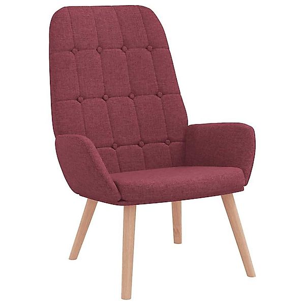 vidaXL Sessel Relaxsessel Stoff Weinrot (1-St) günstig online kaufen