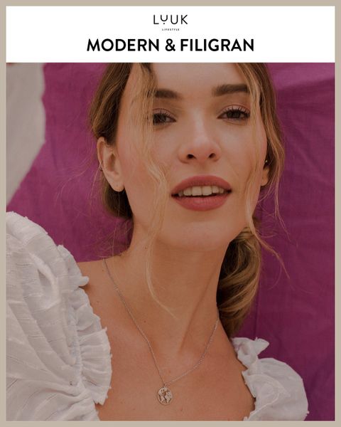 LUUK LIFESTYLE Kette mit Anhänger Weltkarte, günstig online kaufen