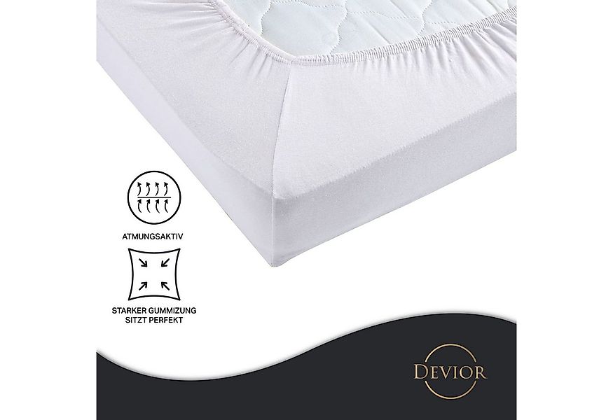 Devior Spannbettlaken Heavy aus 100% Baumwolle mit 160 g/m² - Blickdicht mi günstig online kaufen
