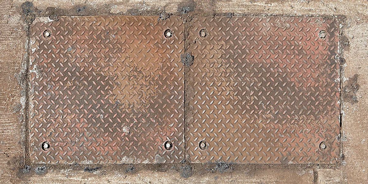 Architects Paper Fototapete "Iron Plate" Vlies, Wand, Schräge günstig online kaufen