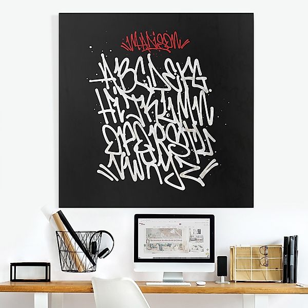 Leinwandbild Graffiti Art Alphabet günstig online kaufen