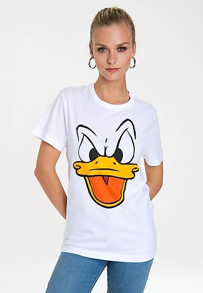 LOGOSHIRT T-Shirt Donald Duck – Face günstig online kaufen