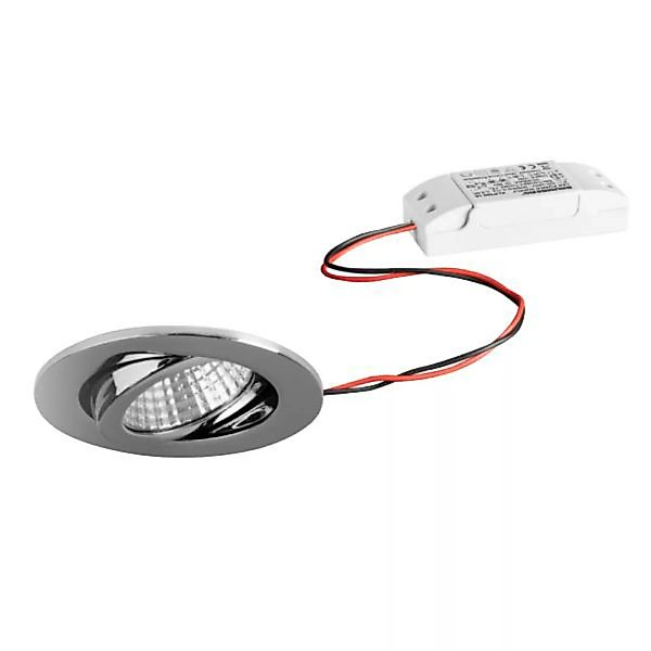 Brumberg LED-Einbaustrahler 6W 230V rund chrom - 33353023 günstig online kaufen
