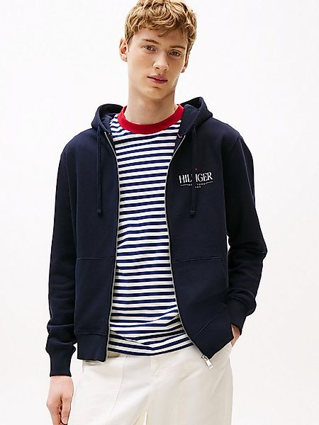 Tommy Hilfiger Kapuzensweatjacke HILFIGER STACKED HOODED ZIP TH günstig online kaufen