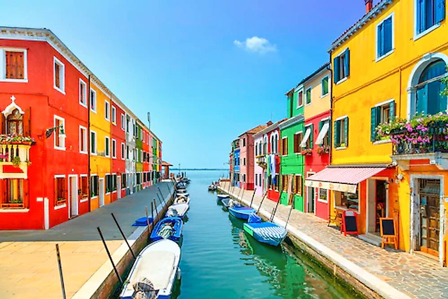 Papermoon Fototapete »ALTSTADT-PORTOFINO VENEDIG ROM ITALIEN« günstig online kaufen