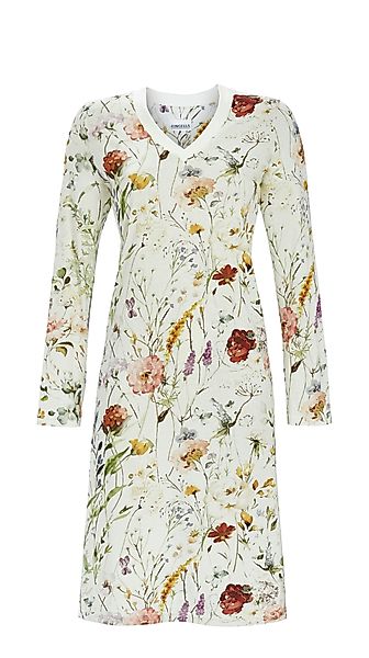 Ringella Nachthemd mit Blumendessin und V-Ausschnitt günstig online kaufen