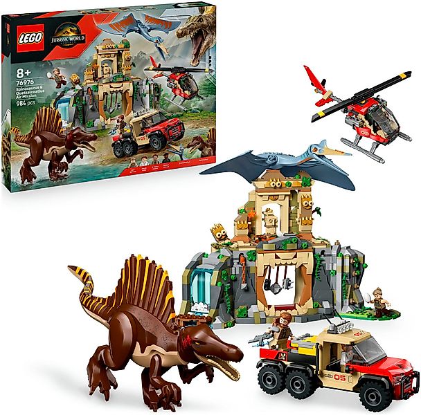 LEGO® Spinosaurier & Quetzalcoatlus: Hubschrauber-Einsatz (76976) günstig online kaufen