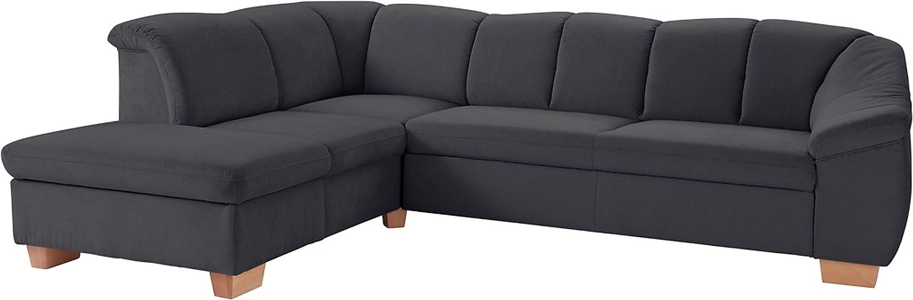 sit&more Ecksofa "Santo L-Form" mit Federkern, wahlweise mit Bettfunktion u günstig online kaufen