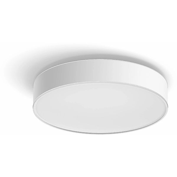 Philips Hue Deckenleuchte White Ambiance Devere M Weiß 2450,m inkl. Dimmer günstig online kaufen