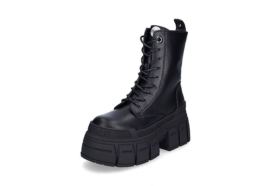 Buffalo Buffalo Damen Schnürboot Gospher Lace Up Mid schwarz Schnürboots günstig online kaufen