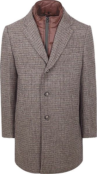 Suitable Coat Wolle Pepita Beige Camel - Größe 48 günstig online kaufen
