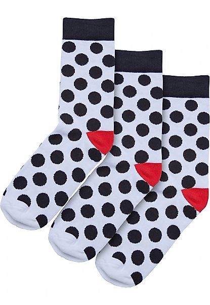 URBAN CLASSICS Basicsocken "Urban Classics Unisex Basic Polka Dot Socks 3-P günstig online kaufen