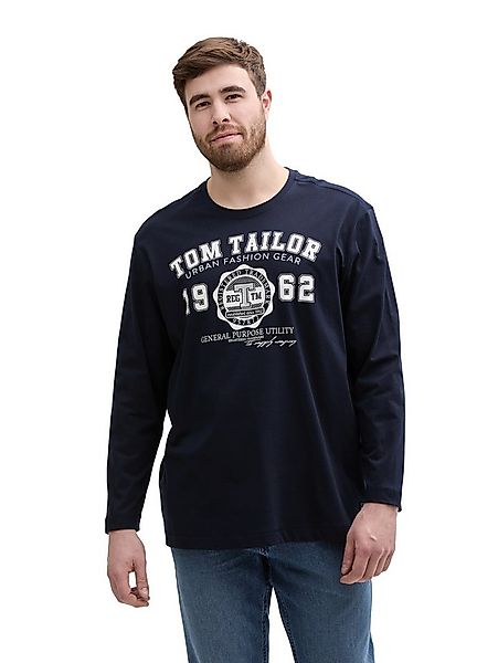 TOM TAILOR PLUS Langarmshirt mit Logo-Stickerei günstig online kaufen