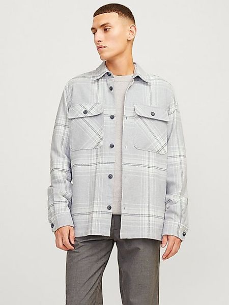 Jack & Jones Langarmhemd JPRRAYMOND MELANGE CHECK LS OVERSHIRT SN günstig online kaufen