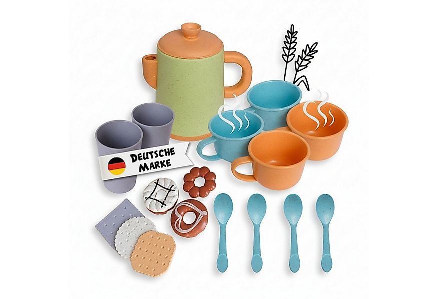 alldoro Spielgeschirr Kaffeeservice für die Kinderküche, 17-teiliges Puppen günstig online kaufen