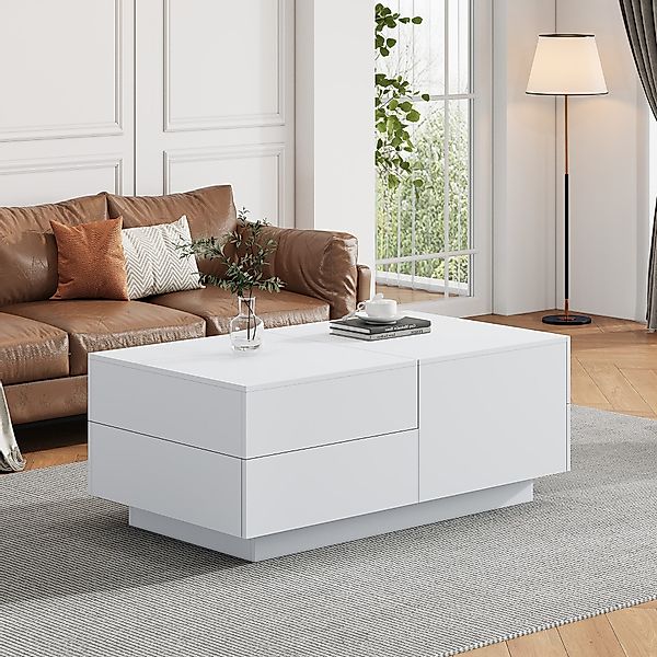 STILVORA Couchtisch mit Schubladen,Wohnzimmertisch Sofatisch mit günstig online kaufen