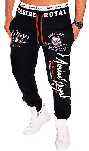 Jaylvis Jogginghose Herren Trainingshose Sport Hose Camouflage Uni Marine R günstig online kaufen