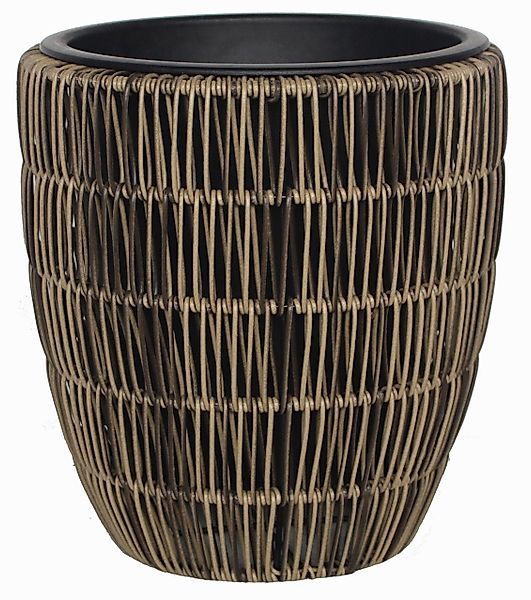 Trend Line Blumentopf TrendLine Polyrattan Pflanztopf günstig online kaufen