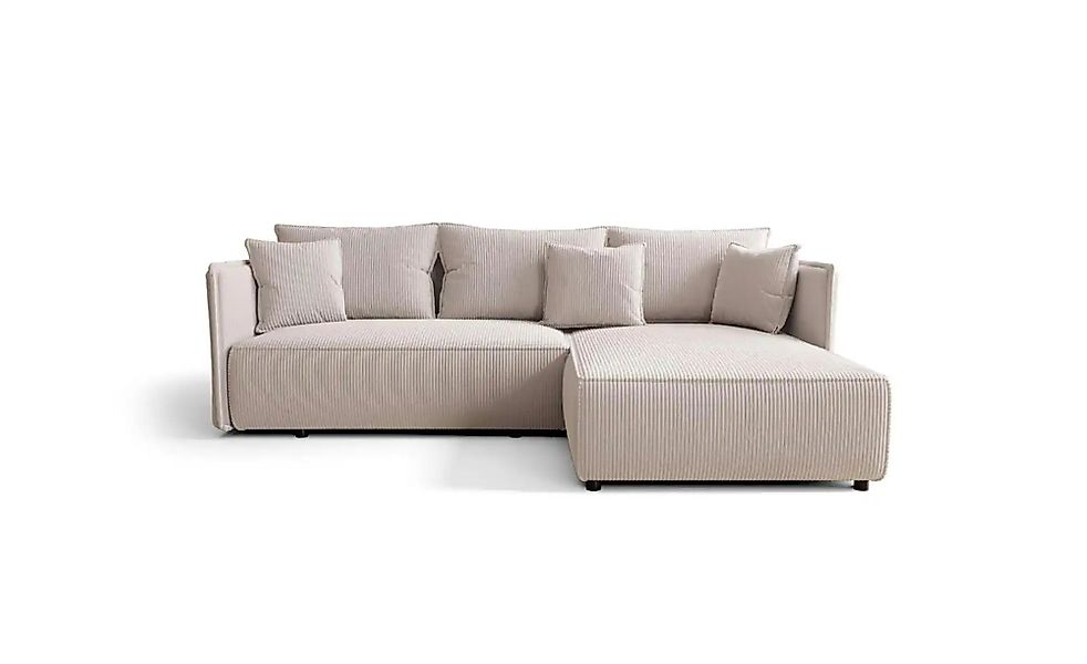 Ecksofa mit Schlaffunktion Milano ¦ beige ¦ Maße (cm): B: 245 H: 85 Polster günstig online kaufen
