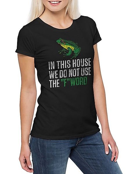 Urban Backwoods Print-Shirt We Do Not Use The F Word Damen T-Shirt Fun Geek günstig online kaufen