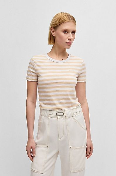 BOSS ORANGE T-Shirt Esla Striped Premium Damenmode Premium Damenmode, im ge günstig online kaufen