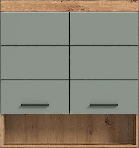 INOSIGN Hängeschrank "Siena, Breite 74cm, 2 Türen, 1 offenes Fächer, MDF-Fr günstig online kaufen