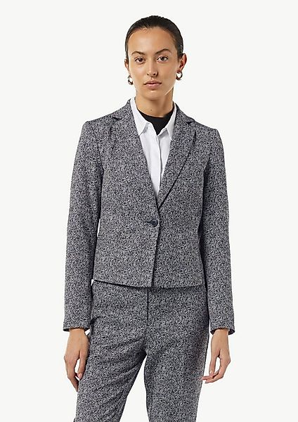 comma Jackenblazer Indoor-Blazer Taillierter Jacquard-Blazer mit Fischgrat- günstig online kaufen