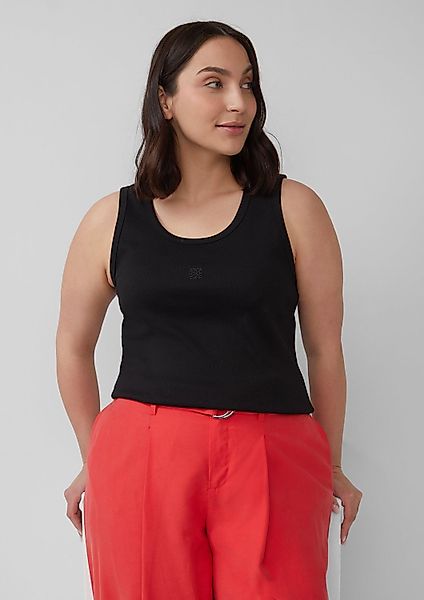 s.Oliver T-Shirt CURVE ärmellos, Rundhals, breite günstig online kaufen