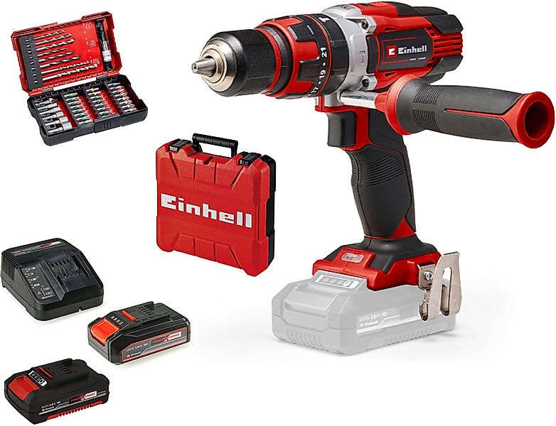 Einhell Akku-Schlagbohrschrauber TE-CD 18/48 Li-i Kit, günstig online kaufen