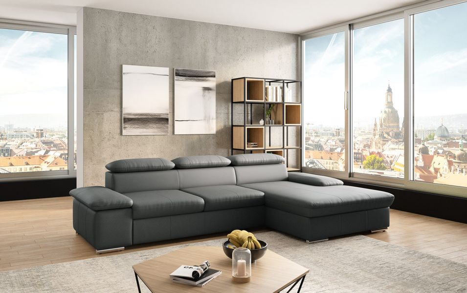sit&more Ecksofa "Valantine L-Form, B: 286 cm" mit Arm- & Kopfteilverstellu günstig online kaufen