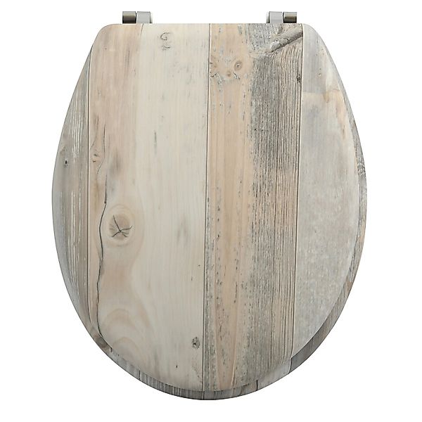 MSV WC-Sitz Ombo MDF 42,5 cm x 36,5 cm x 5 cm Beige günstig online kaufen